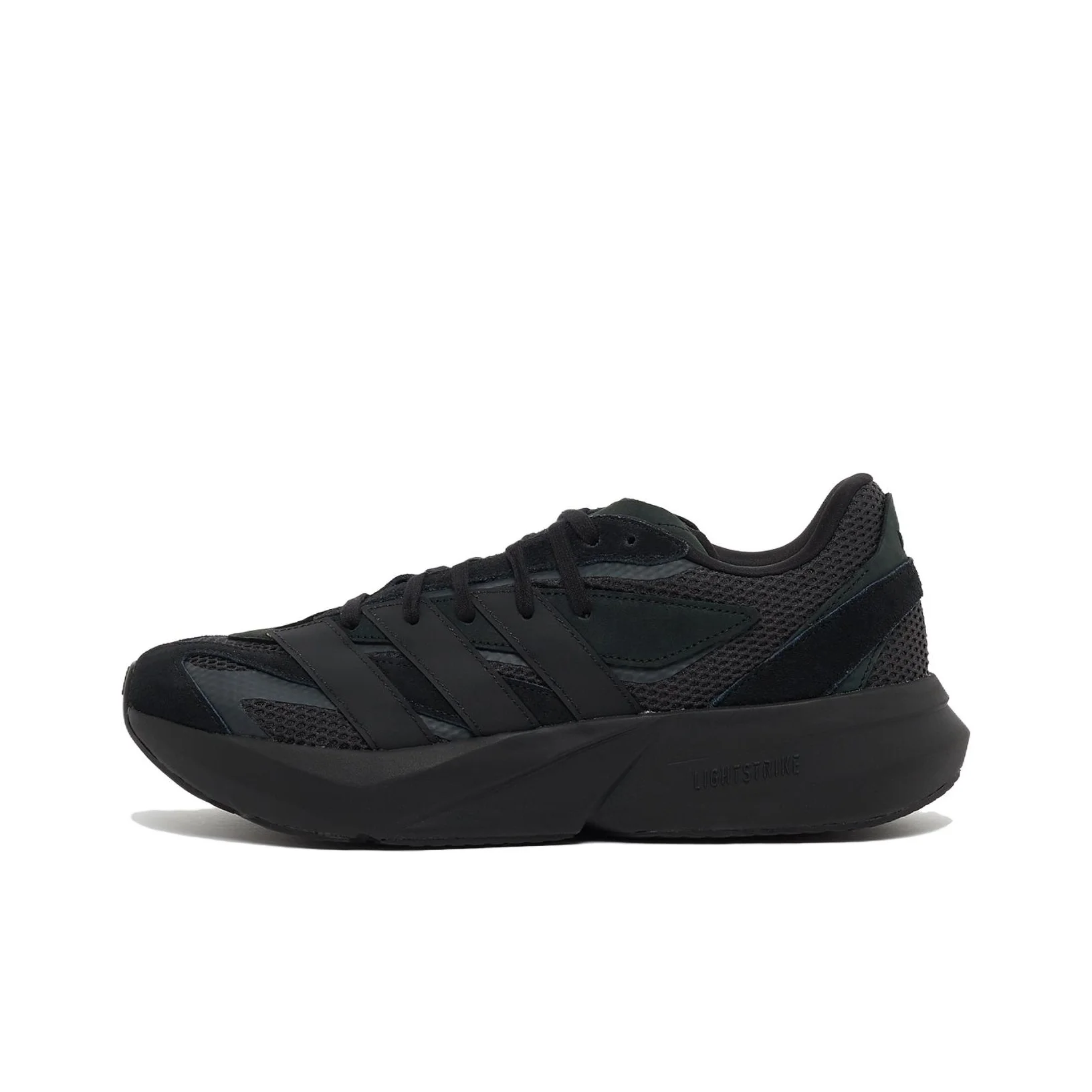 Adidas LIGHTBLAZE Comfortable Low top Marathon Racing Track & Field Competition Running Shoes Men's Black JH6941