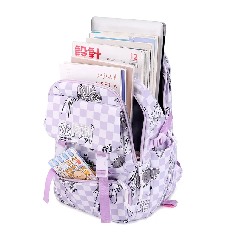 Mochila de carrinho infantil com rodas, Mochila escolar para meninas, Kids Travel Bagagem