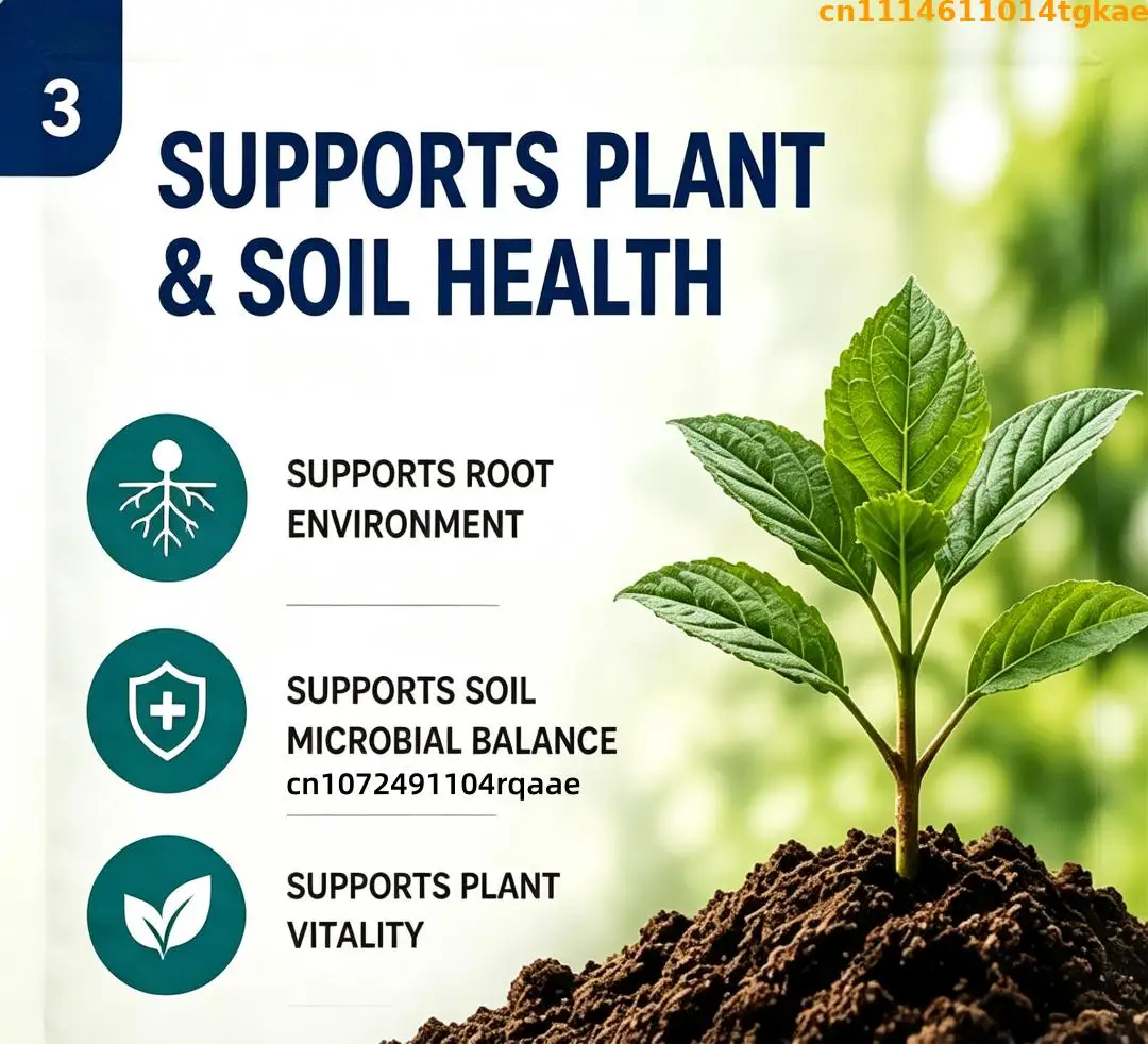 Bacillus Subtilis Powder 100 Billion CFU/g Microbial Soil Inoculant for Home Garden Potted Plants Vegetables Flowers