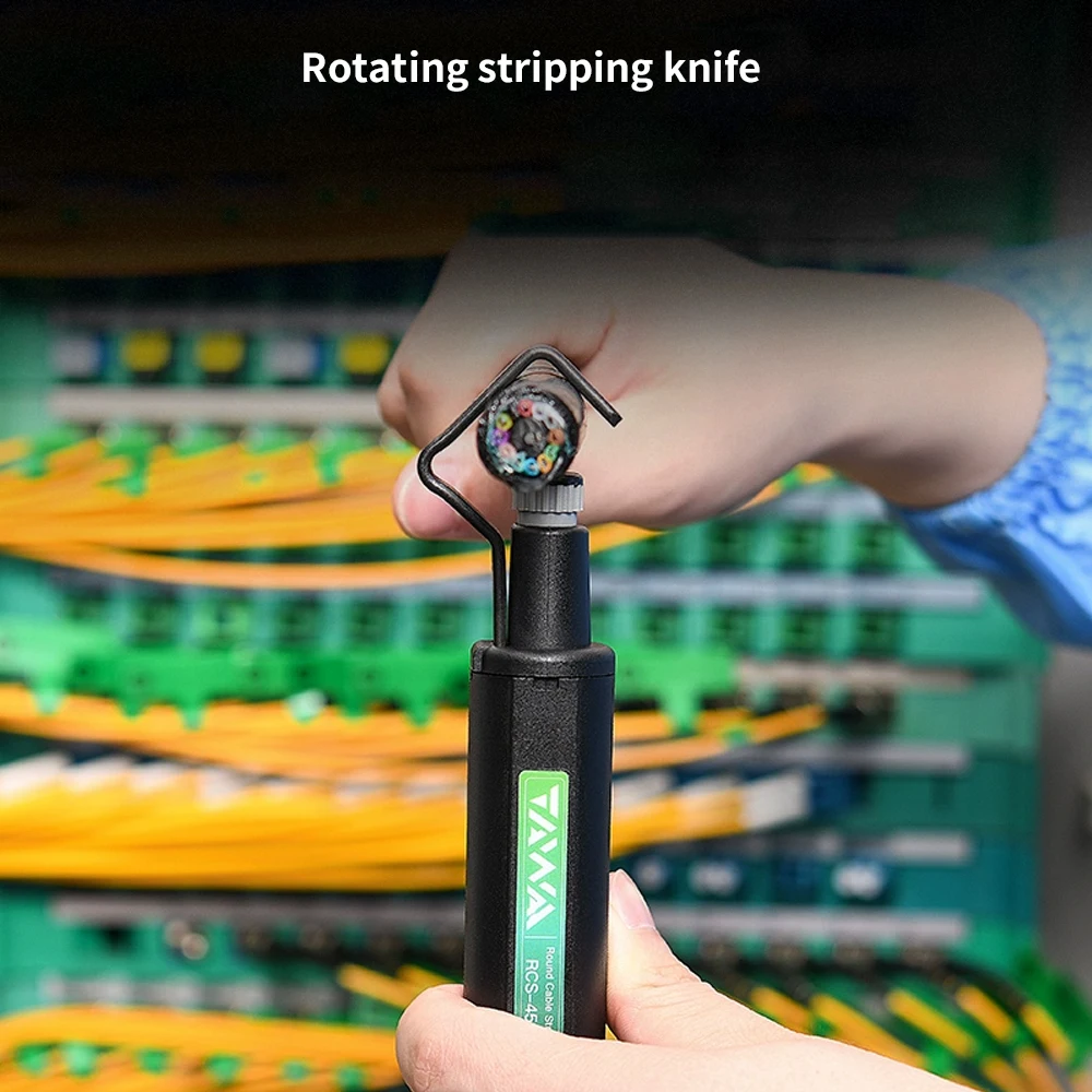 Round Cable Stripper 4.5-29mm/19-40mm  Cable Jacket Slitter Longitudinal Transverse Dual Use FTTH Stripper Tool