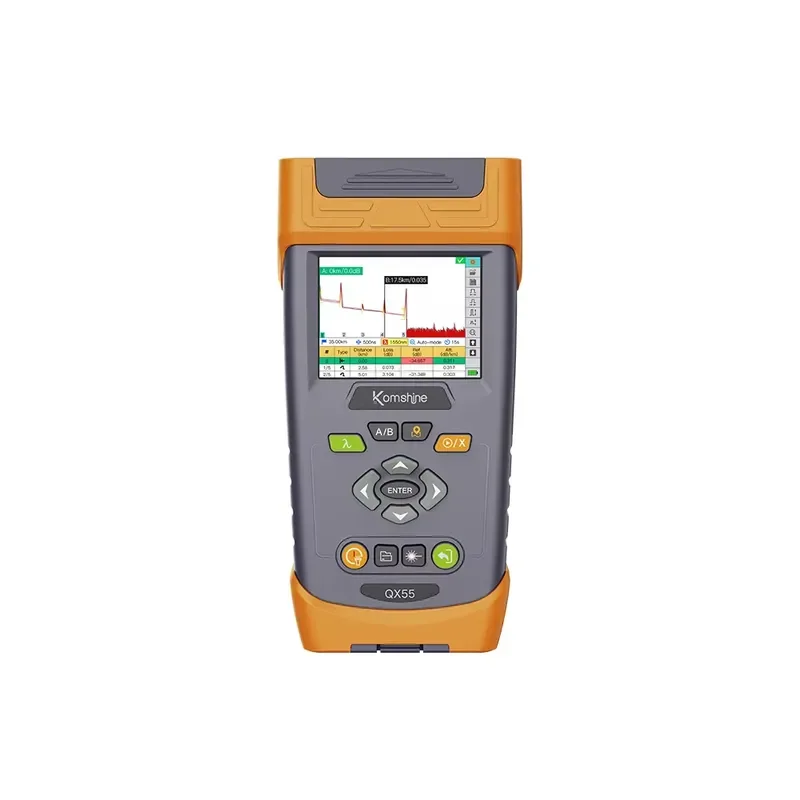 QX55 Mini OTDR Optical Time-Domain Reflectometer Fiber Optic Tester Handheld OTDR Tester with Power Meter Light Power
