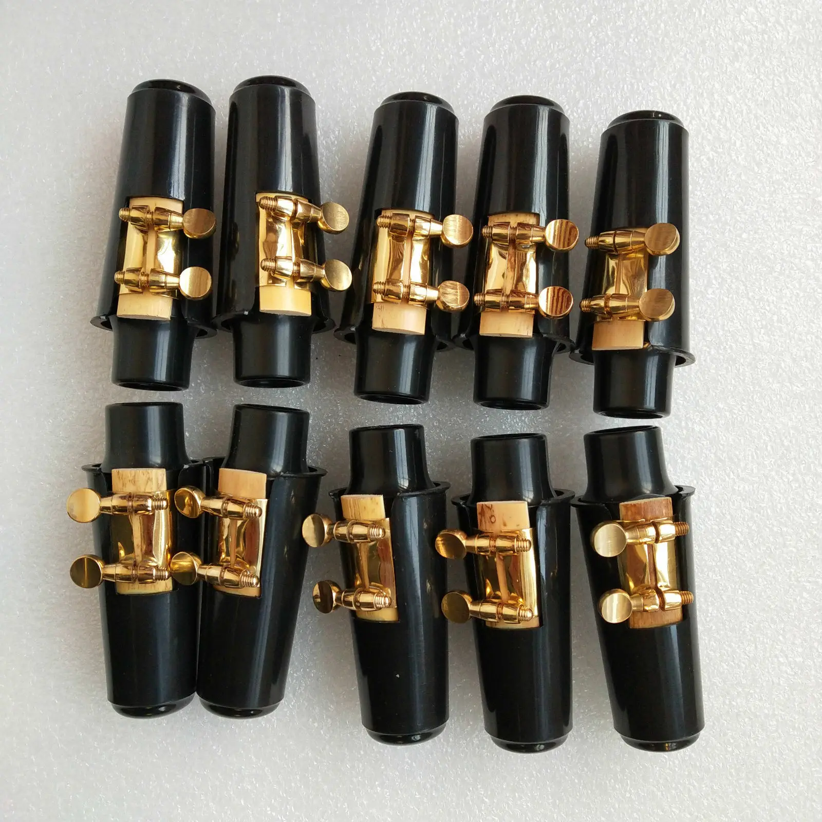 

New 10Set Soprano Saxophone Mouthpiece Ligature and Cap