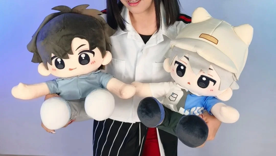 Original  ‌Link Click: Reverse Time Journey Plush Doll Cute Soft Stuffed Cotton Figure Collectible Anime Peripheral For Fans