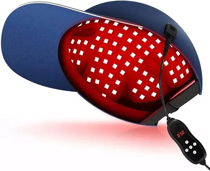 Wholesaler Infrared Hat 630nm NIR LED Red Light Therapy Treatment Device Cap for Hair Loss Regrowth Growth