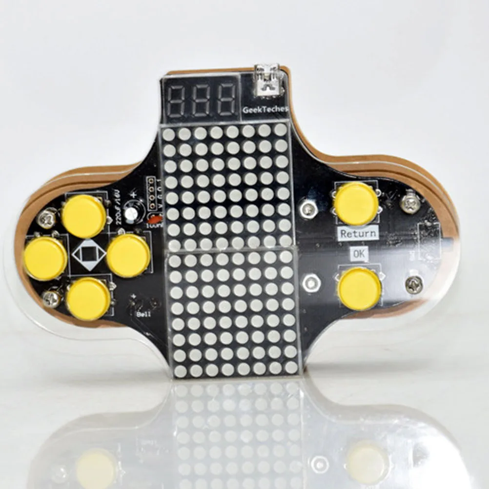 Kit console di gioco elettronica fai-da-te Design aggiornato Facile montaggio Fornitura USB Programmazione Codifica Pratica di saldatura