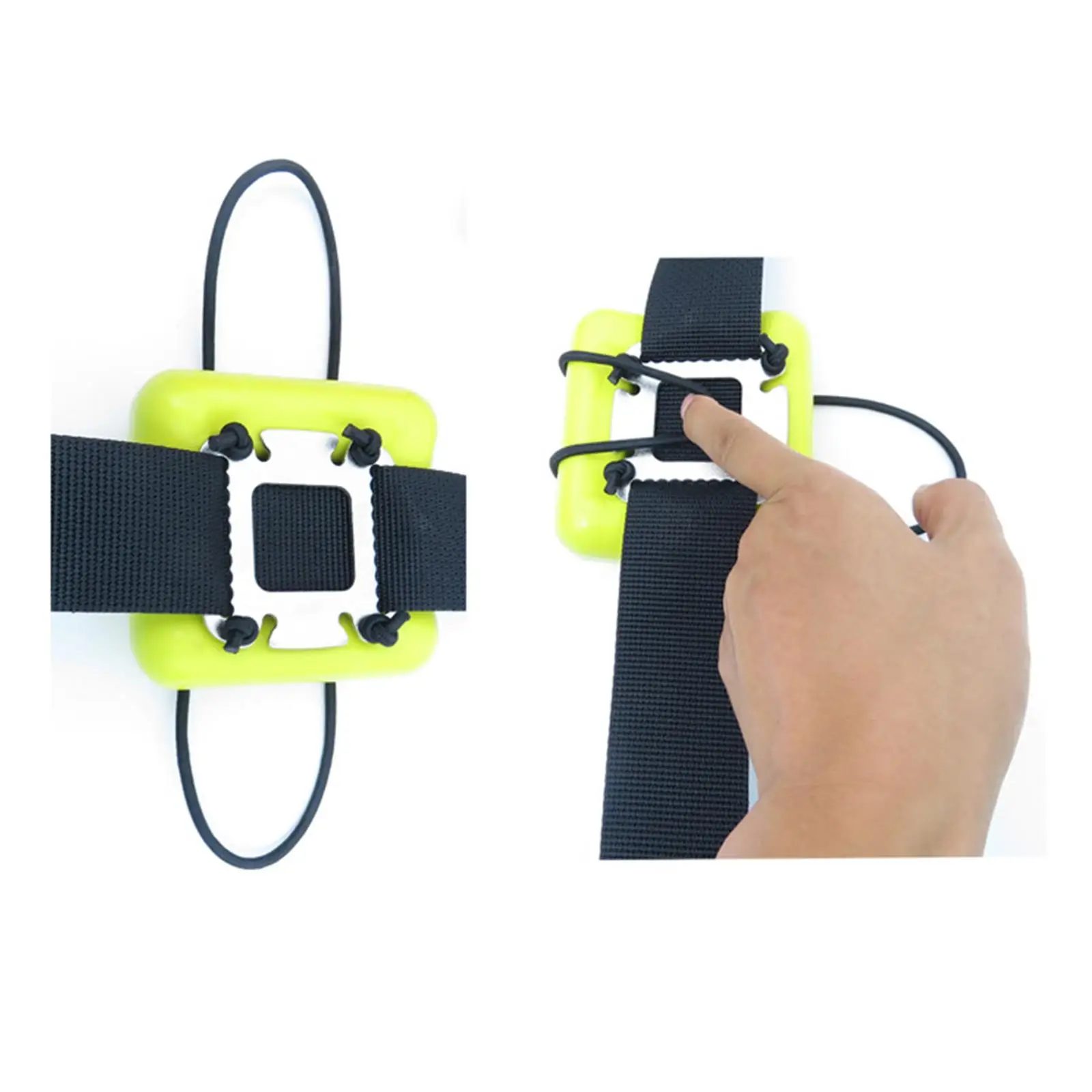 Universal Weight Belt Holder Stainless Steel Slide Keeper Buckle for Diving Weight Retention Underwater Sports
