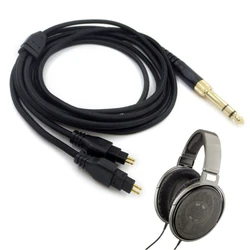 Earphone Cable for Sennheiser-HD580 HD600 HD650 HD660S Cable Repair Replacement Headset Accessories K1KF