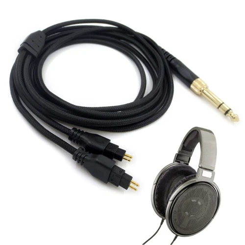 Cable auriculares para Sennheiser-HD580 HD600 HD650 HD660S, reparación Cable accesorios repuesto para K1KF