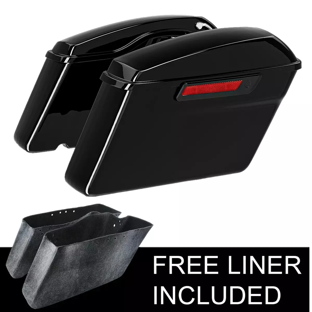 

Motorcycle Hard Saddle Bags Latch Keys For Harley Touring Road King Road Glide Street Glide 2014-2024