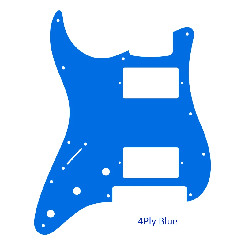 Xinyue Custom Guitar Parts - For Left Handed Strat Floyd Rose Tremolo HH PAF Humbucker Guitar Pickguard Multicolor Selection