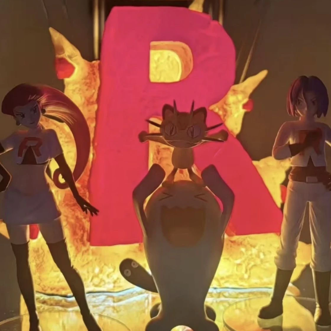 3-11 سنتيمتر أنيمي صاروخ فريق عمل أرقام جيسي جيمس ميوث نماذج مع Led البلاستيكية جمع ديكور تمثال لعب للأطفال هدايا