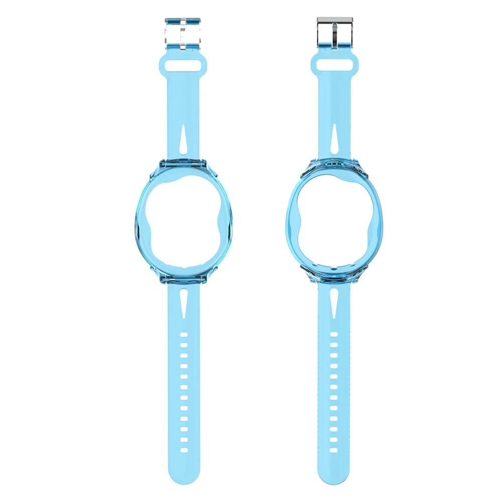 TPU Wristband Shockproof Bracelet Holder for Tamagotchi Uni Washable Adjustable Protective Case for Kids  Adults 6.3-8.85in