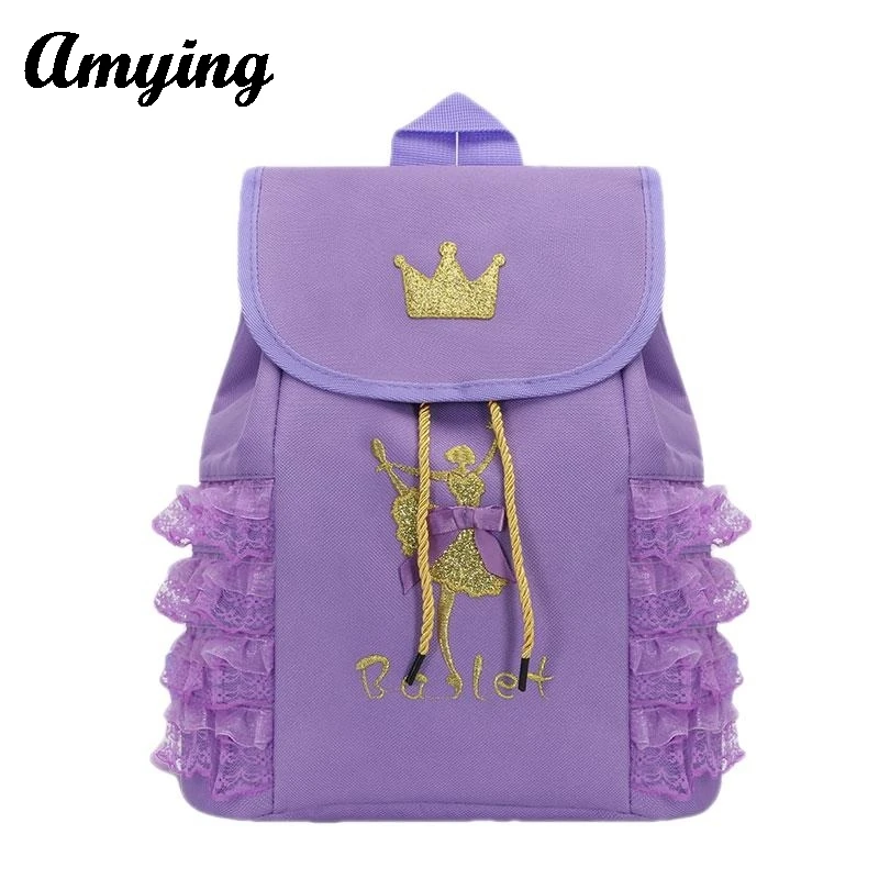 2024 Children's Backpack Ballet Latin Dance Fashion Dance Bag Girls Sports Drawstring Dance Package Backpack Storage Daypack