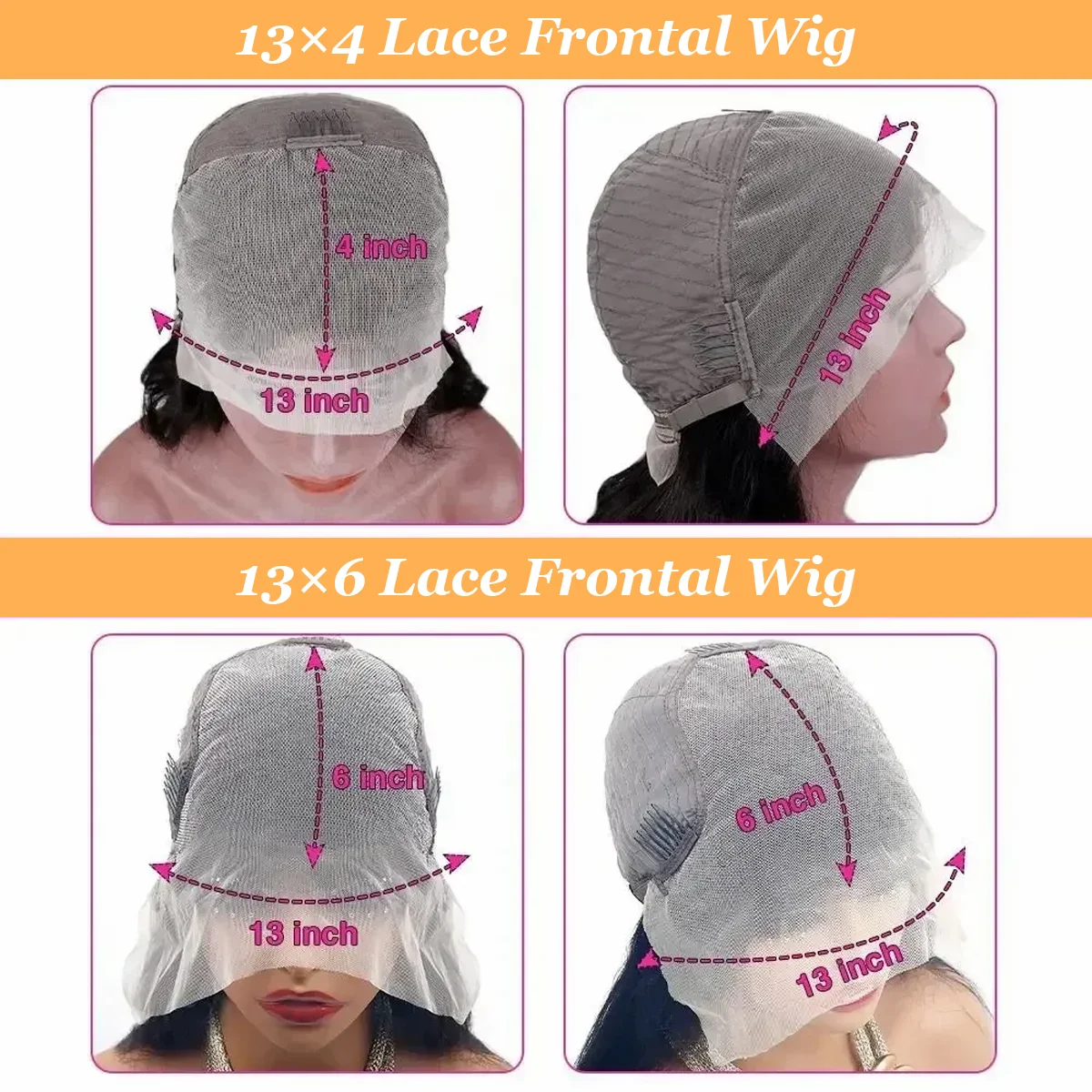 شعر مستعار بدانتيل أمامي شفاف عالي الدقة 13 × 6 بطول 36 بوصة وكثافة 220% # 4 باروكات شعر بشري برازيلي حقيقي بلون الشوكولاتة للنساء