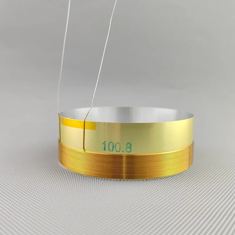 

1 шт. 100,8 мм 4 Ом 2F звуковая катушка низкочастотный басовый динамик ASV Bobbin для Dynaudio 20W100/30W100 динамик