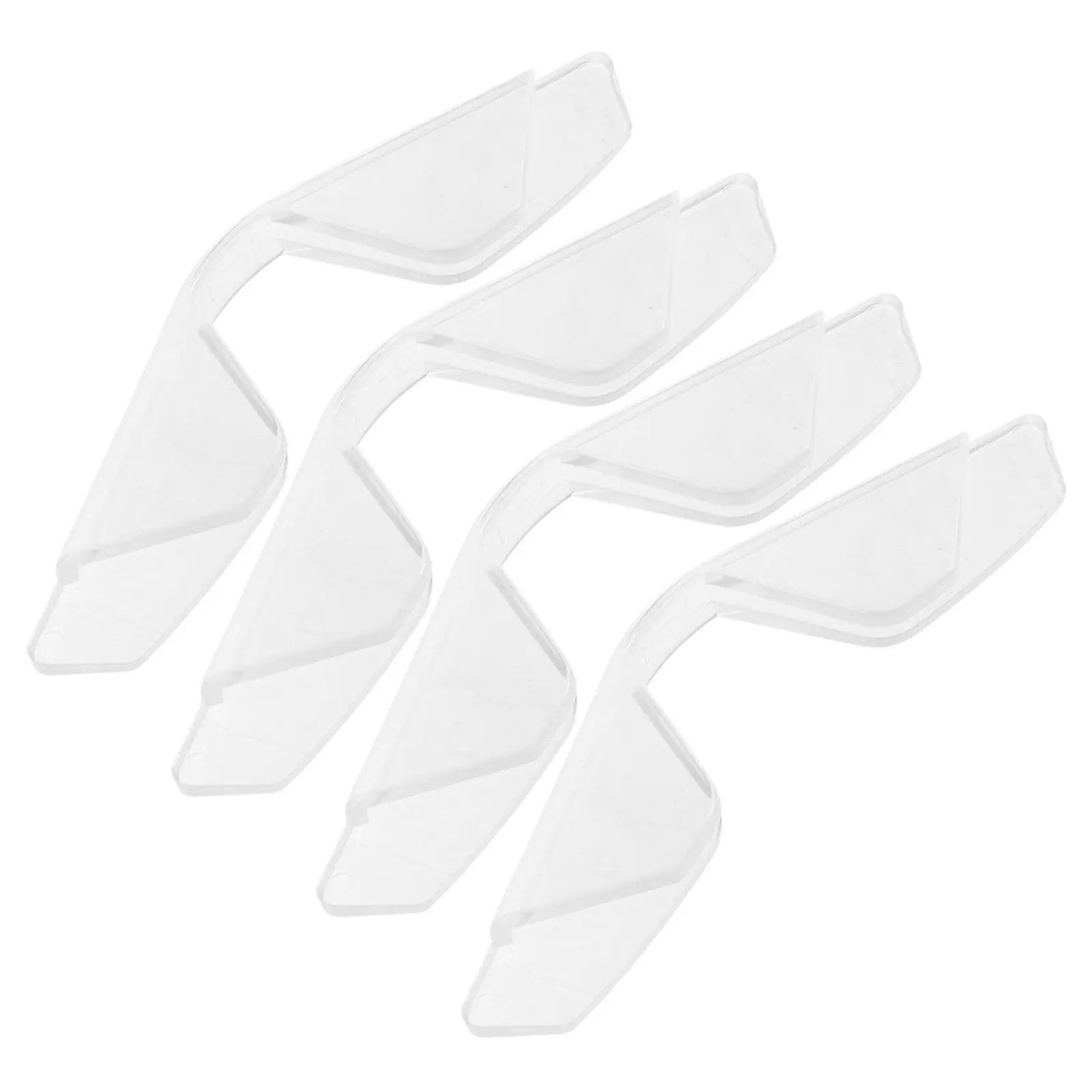4Pcs Car Door Edge Guards Clear Silicone Protector Strips Anti-Collision Trim for Vehicle Doors Bumpers Mirrors Car Door Bumper