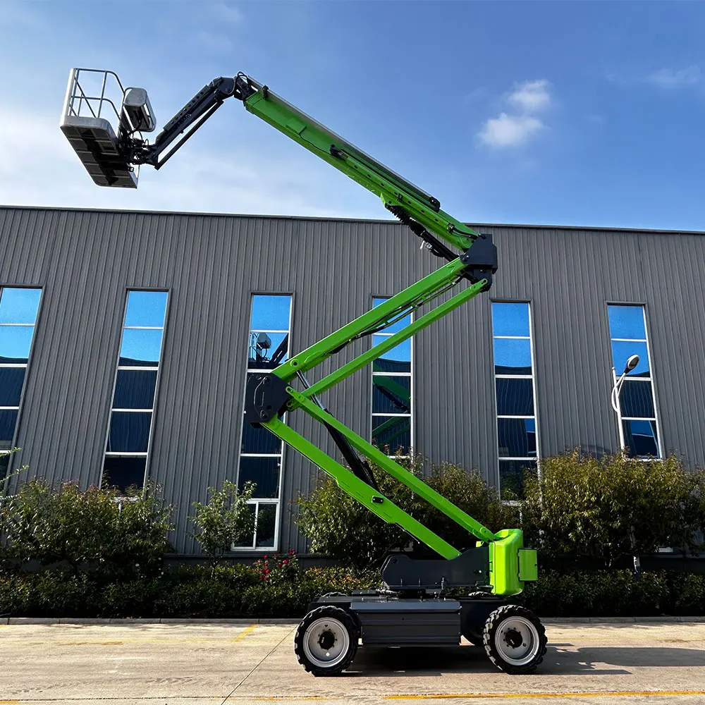 18 Meters 20 Meters Cherry Picking  Platform Crawler Type Crane Installed Telescopic Lifting Arm Mobile Articulated Hydraulic
