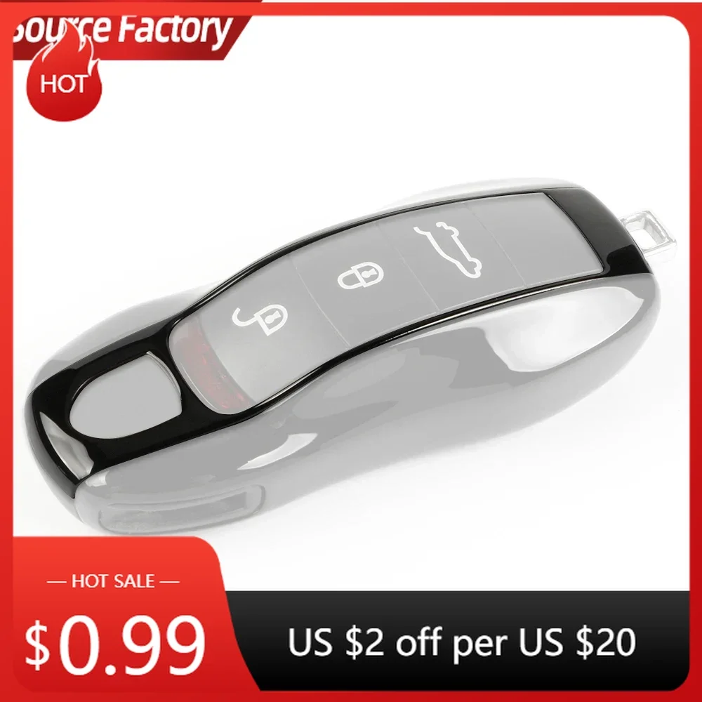 

Автомобильные наклейки, чехол для ключа автомобиля для Porsche для Panamera Cayenne Cayman Macan Boxster 911 9ya 971, защитный чехол с дистанционным управлением A