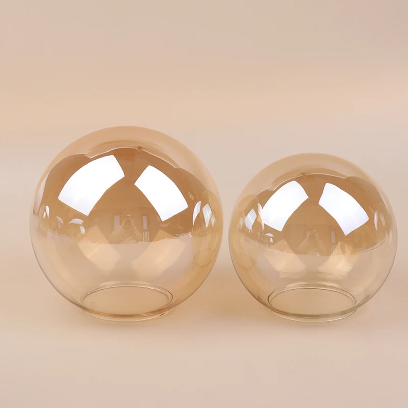 (HMA23)D13/15cm Glass Shade Replacement For Magic Bean Chandelier Pendant Light Globe Glass Screw Cover Lampshade Fitting