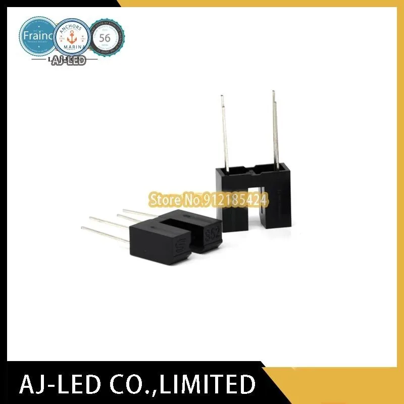 2pcs/lot GP1S52VJ000F transmissive photoelectric switch slot photoelectric sensor slot width 3mm SHARP new
