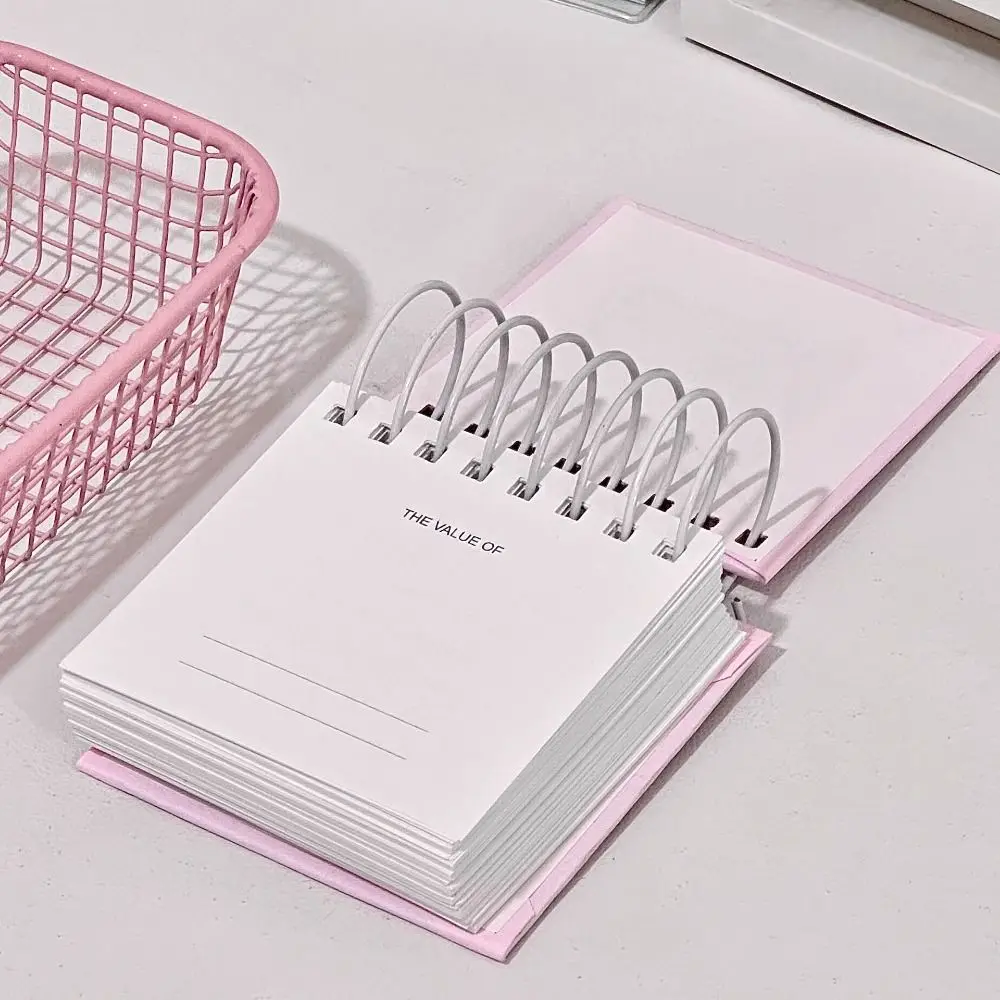 Nova flor de cerejeira rosa espiral livro diy páginas internas em branco bobina caderno mini presente diário livro artigos de papelaria suprimentos