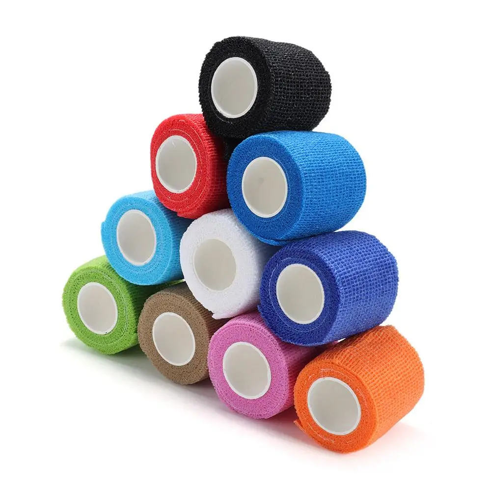 Breathable Elastic Bandage Anti slip and shock-absorbing Palms /Wrists Invisible Tape Self Cling Elastic Cohesive Bandage