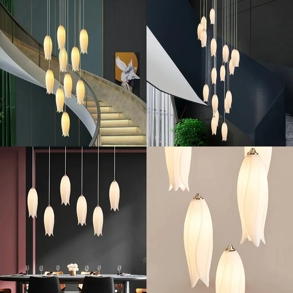 

2026 for France Designer Creative Ikukinka Modeling Pendant Lamp Modern Minimalist Interior Lighting Chandelier Home Decor
