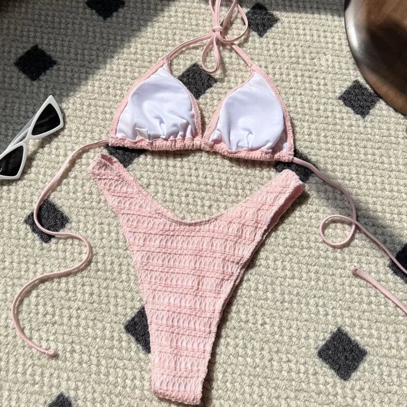 New Sexy Bikinis 2025 Swimsuit Women's Swimwear Push Up Female Beach Swimming Wear Bathing Suit Brazilian Bikini Set Pool Bather