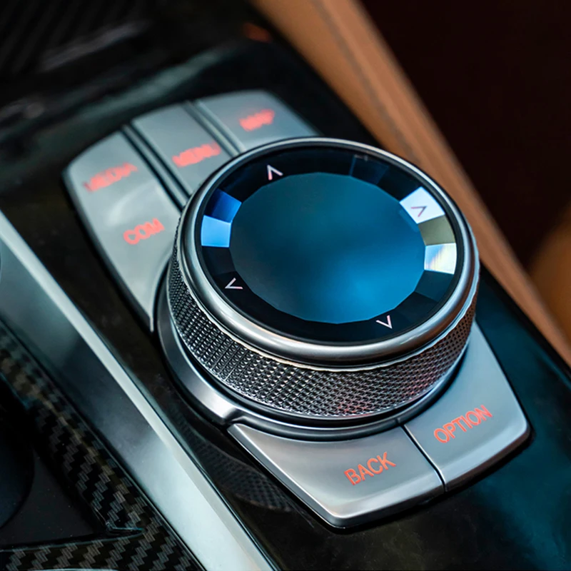 Crystal/Ceramic Car Multimedia Buttons Knob Cover for BMW F20 E87 E92 E93 F34 F30 F10 X5 E70 F15 X3 F25 X1 F48 E84 X6 X4 X7