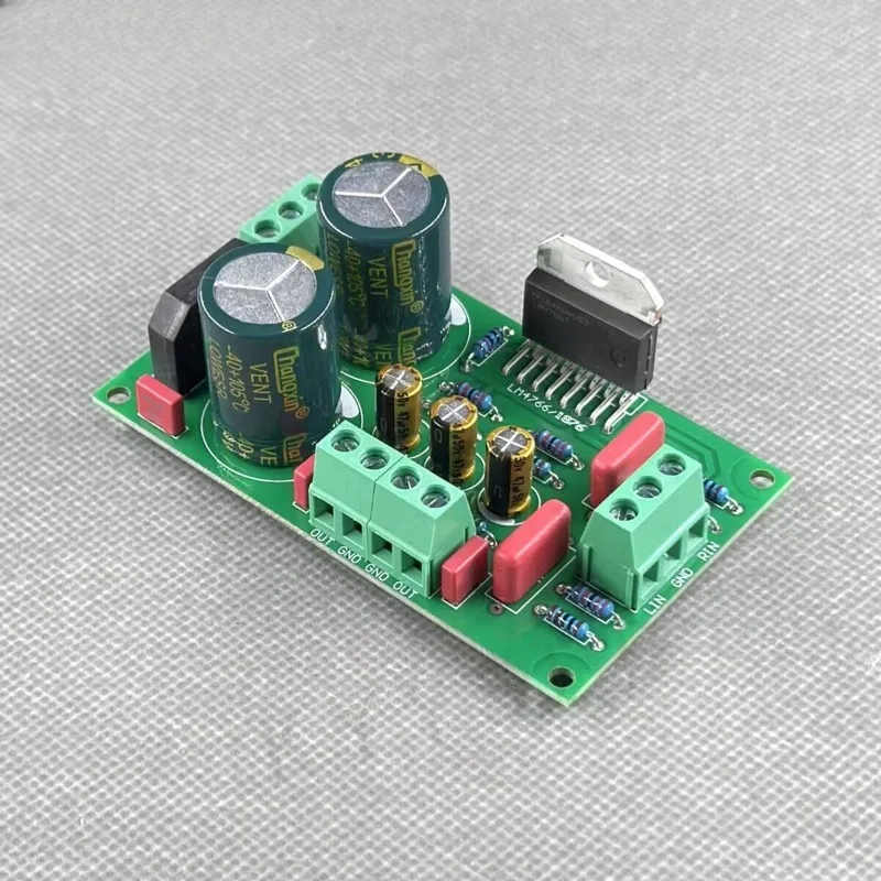 KYYSLB High Fidelity LM4766 Dual Channel Pure Post Amplifier Board Universal 1876 Finished Product Kit Loose PCB Empty Board