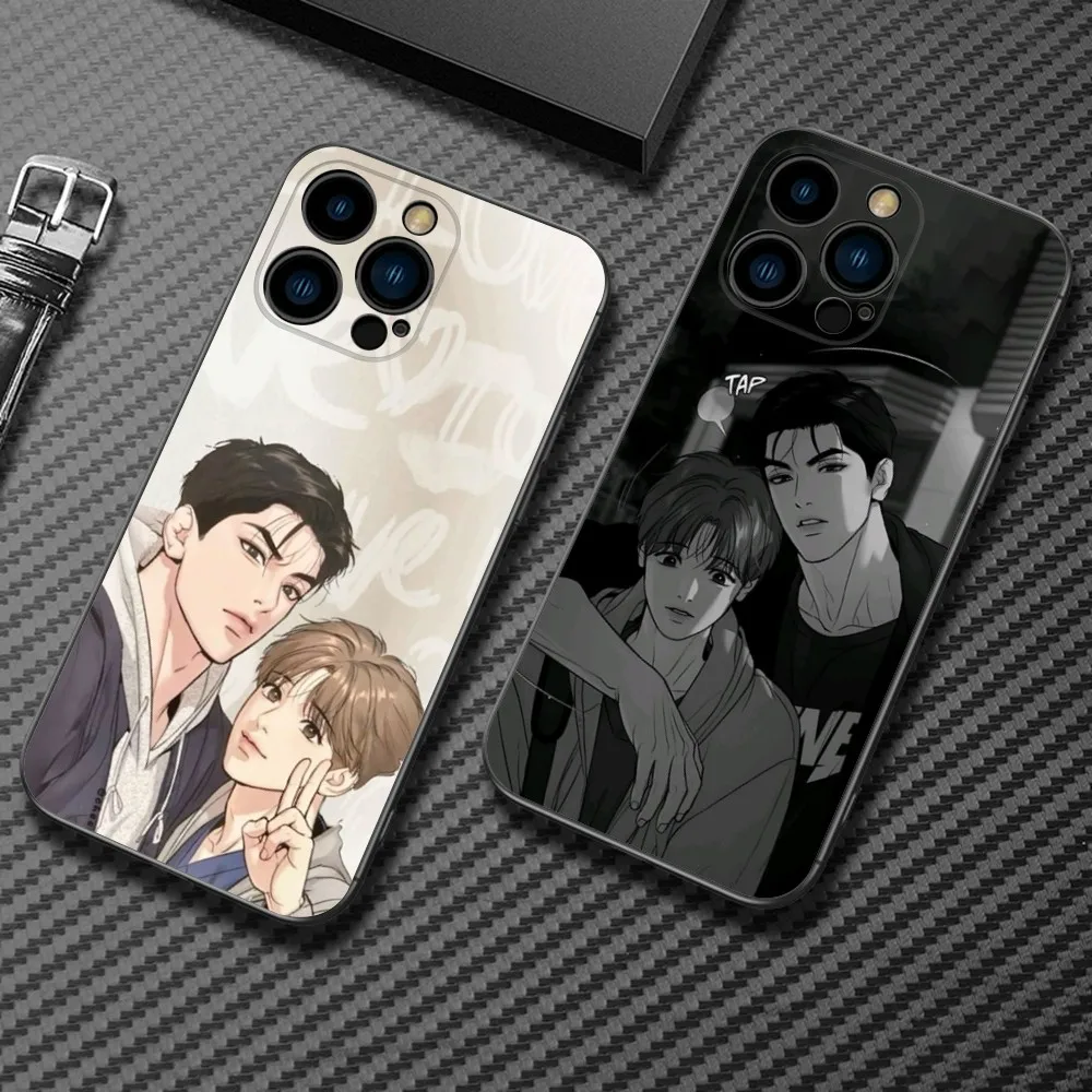 

Korean Comics Joo Jaekyung Phone Case For iPhone15,14,13,12 Mini 11 Pro XR,X,XS,MAX 7,8 Plus Silicone Cover Soft Black