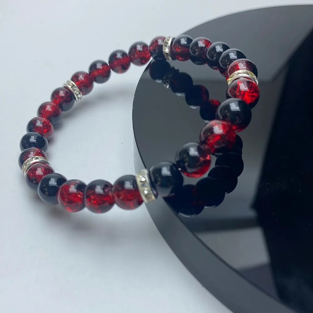 Handmade Colored Glaze Beaded Bracelet for Women Men, Vintage Retro Unisex Jewelry, Trending Gift, Hot Selling Party