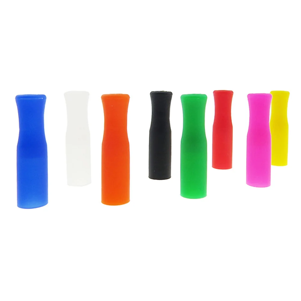 35 Pcs Tumbler Straw Stainless Steel Straws Tips Silicone Pipette Covers