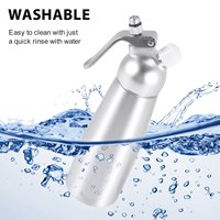 Latest Professional Whipped Cream Dispenser Stainless Steel 500ML Capacity Canister Homemade Whipped Cream Maker