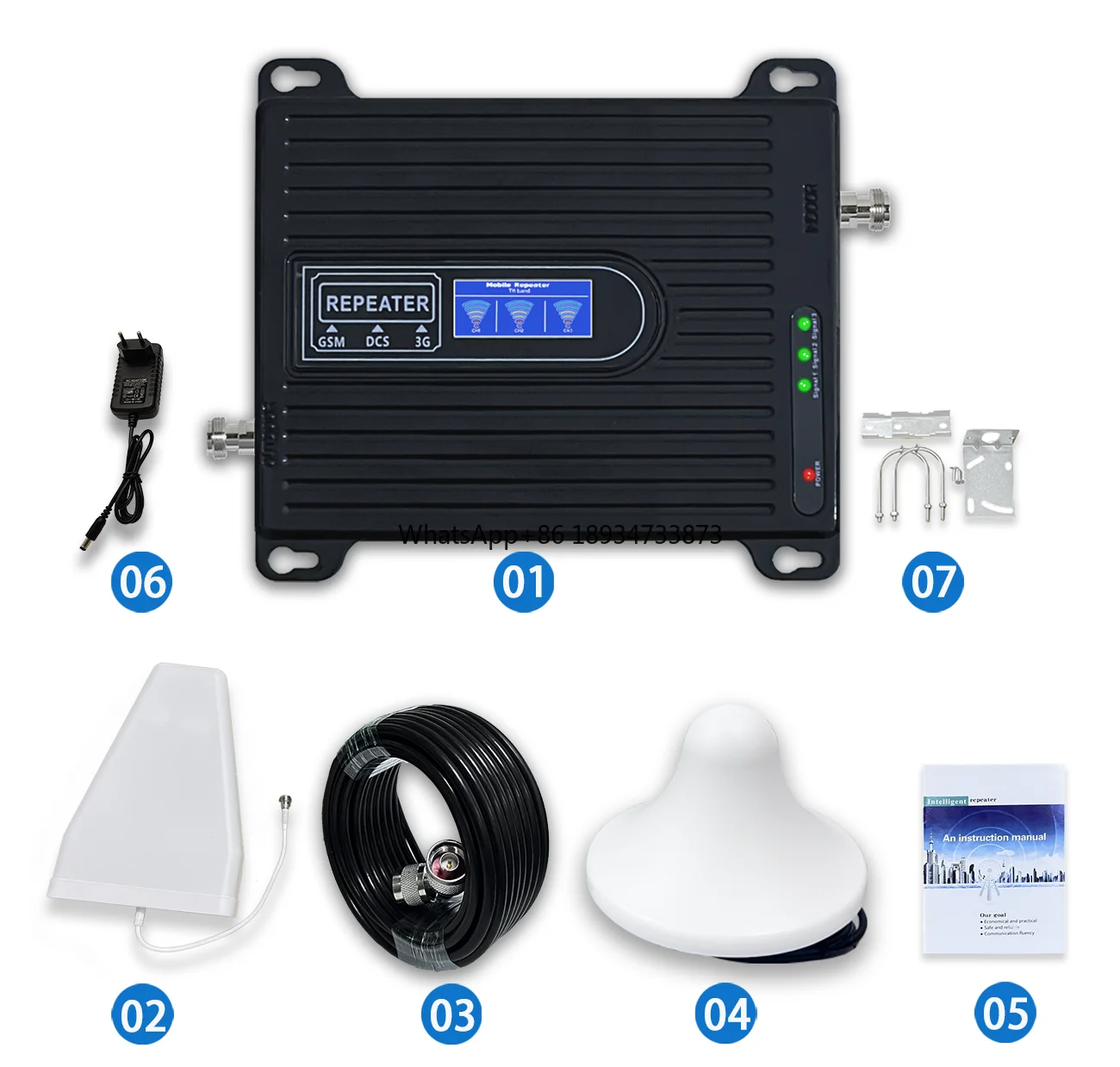 

OEM Factory phone signal booster Gsm 900 mhz 3 4G Repeater Mobile Network Signal Booster Amplifier