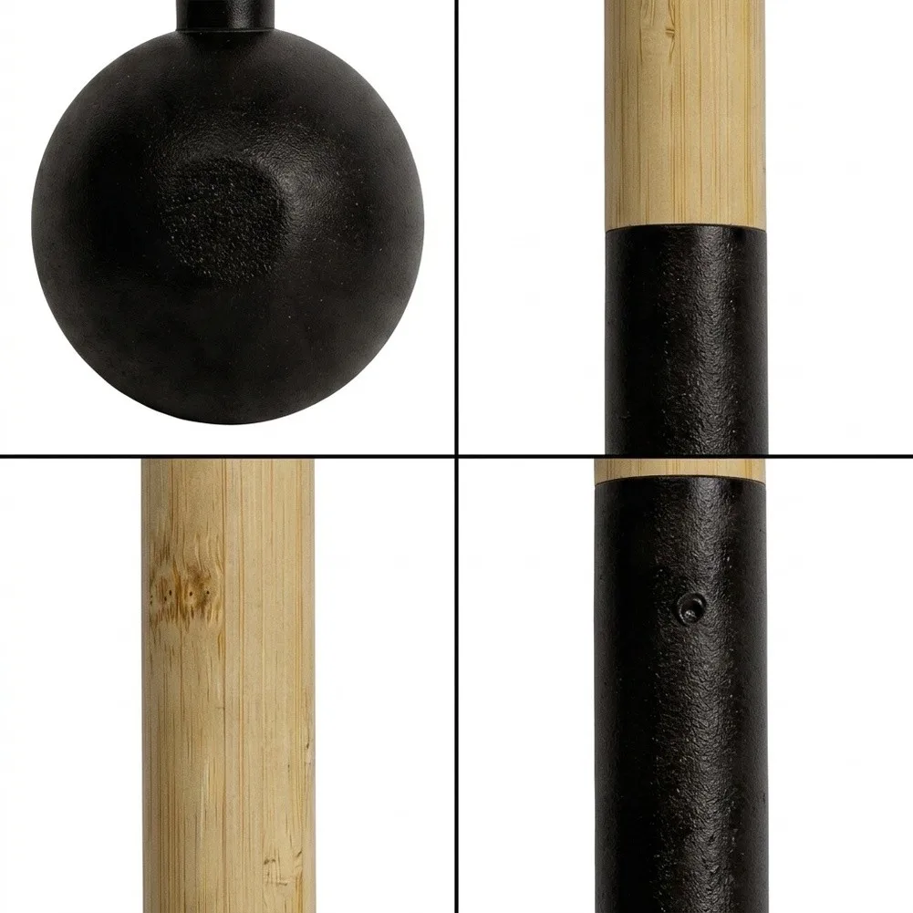 Wood Handled Sauna Ladle with Precision Crafted Aluminum Bowl for Optimal Water Flow and Sauna Experience Enhancement