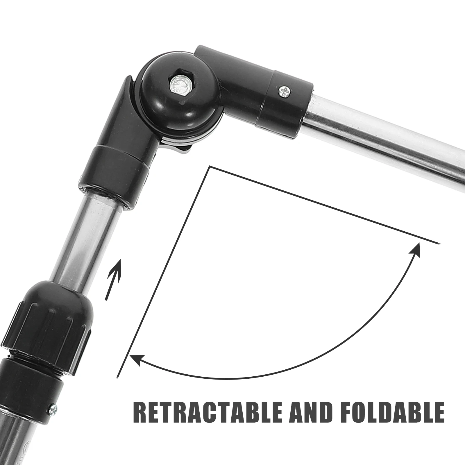 

Multi-Function Bike Umbrella Holder Stand Bracket For Bicycle Wheelchair Stroller Scooter Retractable Foldable Detachable Easy