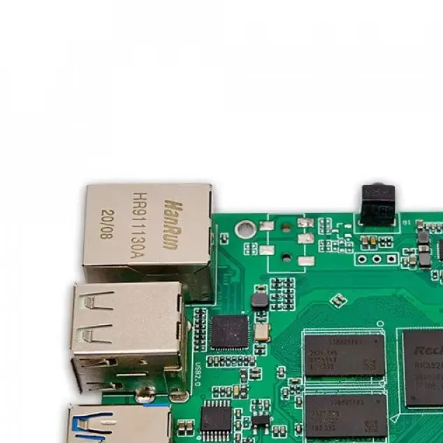 LCPI Mini Computer RK3328 Quad Core 64-bit ARM Development Board – Onboard Infrared Receiver & LED Indicator for DIY Projects