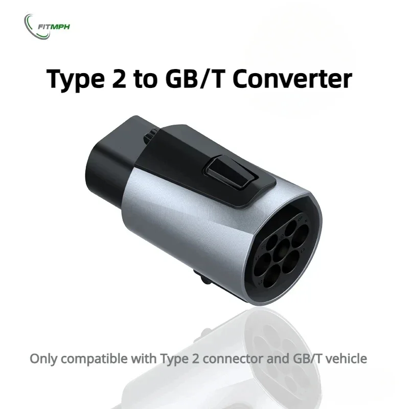 FITMPH IEC 62196-2 to GBT Charging Converter, 3phase AC Charging, Only for GB/T vehicle Owners, Hidden signal pin design