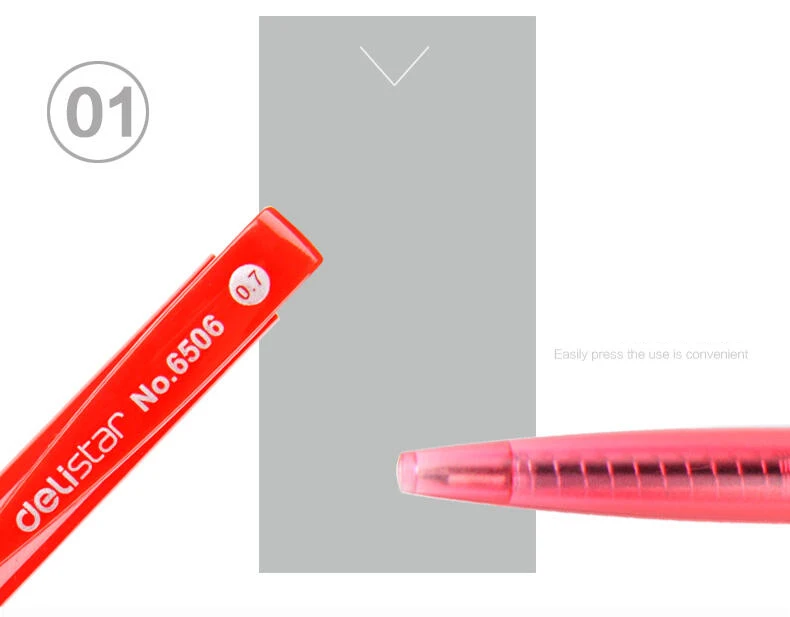 Großhandel 60 stücke Set 0,7mm Kugelschreiber schwarz blau Tinte Farbe tragbare Stifte Schreib werkzeug für Schul büro Briefpapier – Detail 12