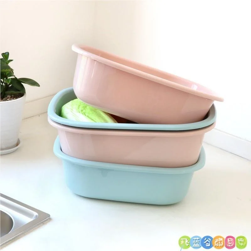 

Elongated Plastic Basin Face Waing Basin for Students Dormi Large Medium Small Size Laundry Foot Waing Baby Bath Basin