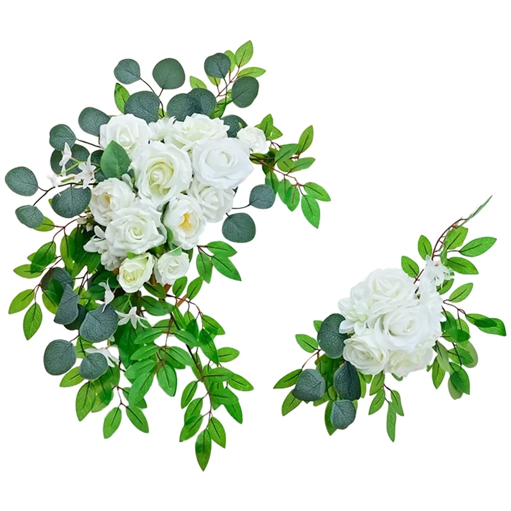 

1 set Silk Flower Decoration for Wedding Reception Arch Flowers Fake Flowers Home Garden Office DecorWedding Decorations