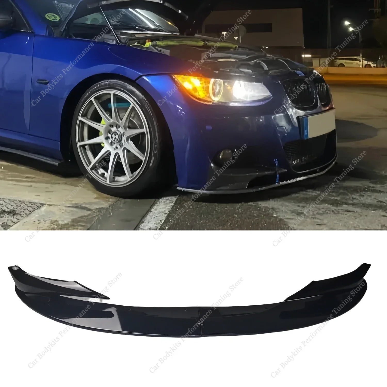 

For BMW E92 E93 M Sport Front Bumper Splitter Lip For 325d 330i 320d 330xi 335xi 2-DR M-tech FogLamp Grille Bodykits 2006-2013