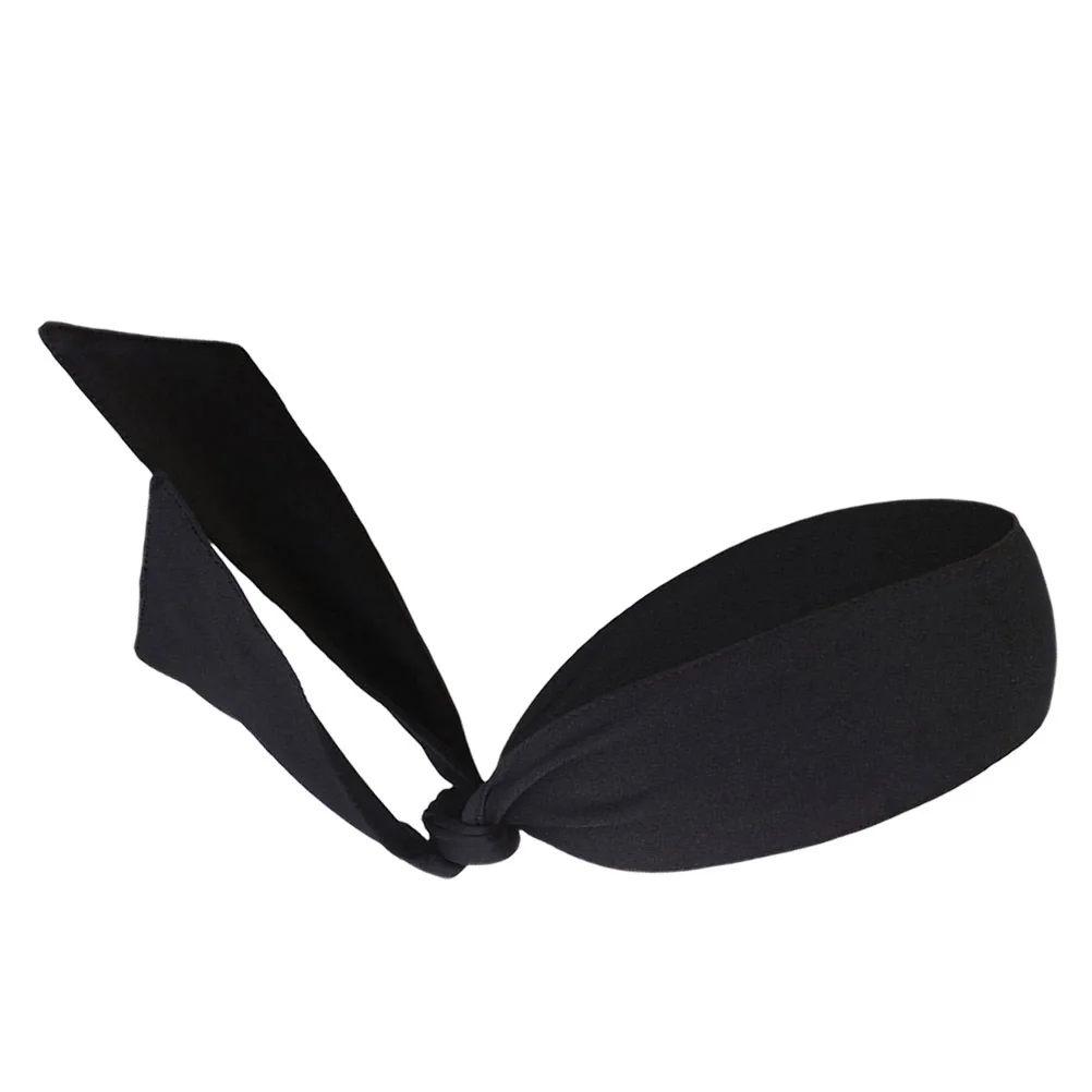 

2Pcs Milk Silk Stretch Sports Headband Sweat Absorbing Elastic One Size Fits All for Running Yoga Workout Basketball Tennis