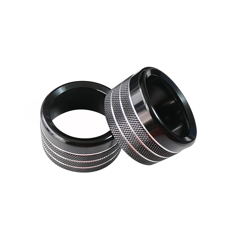 

Highly Recommended Aluminum Center Console AC Radio Switch Knob Cover Trim For Dodge RAM 2018 2019 2020 Interior Accessories 5Pc