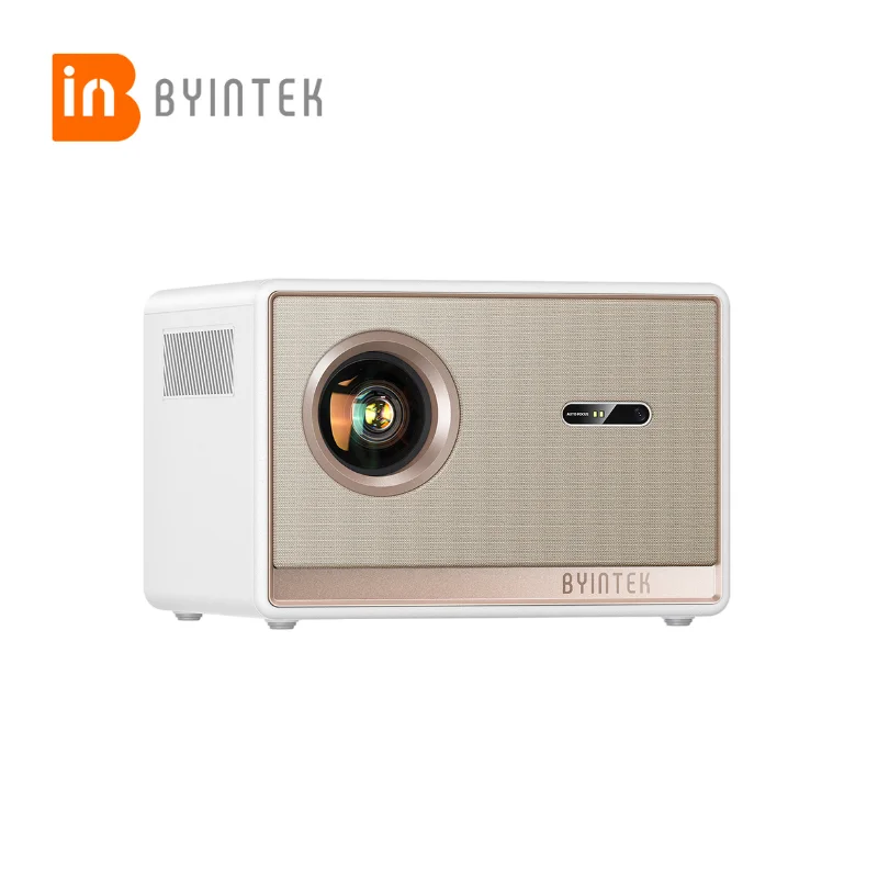 

BYINTEK New Android Projector 2025 Portable T5 Bass Fast Auto Focus 1000 ANSI LCD 1080P Home Theater Cinema Projector