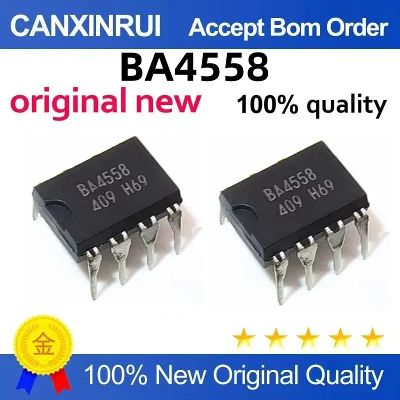 (5-100 pieces) Brand new original BA4558 DIP8 operational magnifying glass chip IC in stock