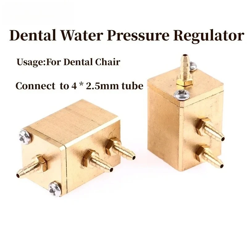5PCS Dental Hexagonal Water Air Valve Pressure Regulator For Dental Chair Unit Parts
