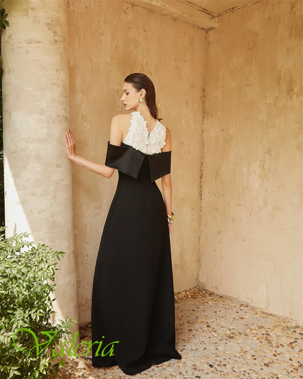 

Customized Luxury Jersey O-Neck Evening Dress Exquisite Off the Shoulder Prom Dress Fashion Flowers Special Occasion Gowns