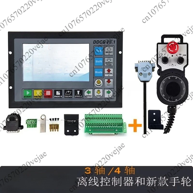 

Контроллер DDCS Expert 3/4/5 осей, автономный, 1 МГц, с поддержкой G-кода, для шаговых двигателей с замкнутым контуром/ATC, замена DDCS V3.1 + маховиковый MPG